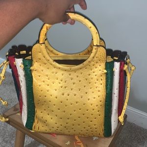 Gently worn Multi color handbag